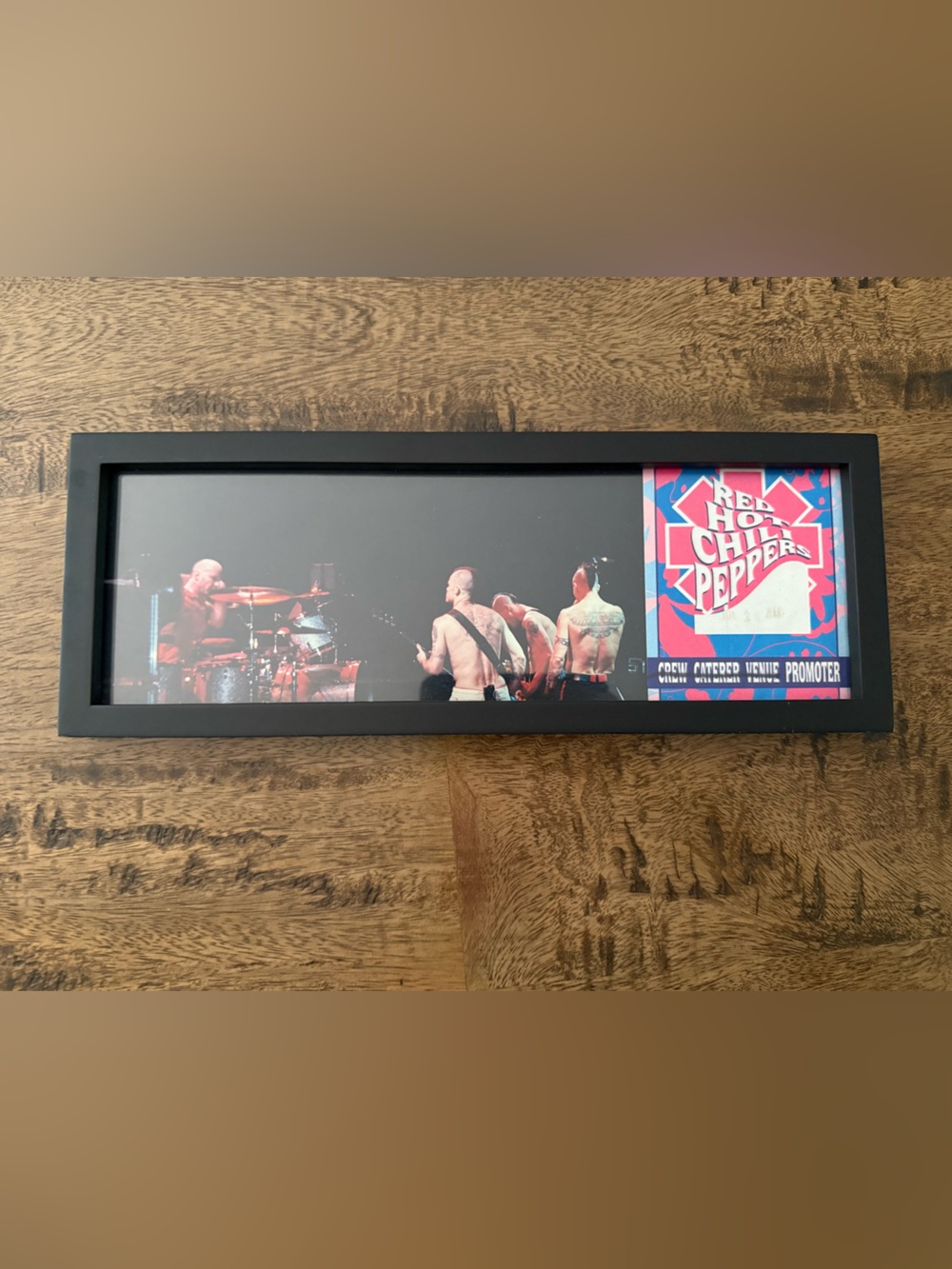 Red Hot Chili Peppers Concert Photo with Promoter Working Pass